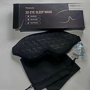 Momoris Black 3D Eye Sleep Mask